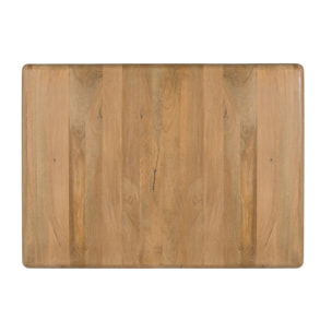 Cabecero de Madera Maciza de Mango 165 Cm Estilo Rústico Moderno