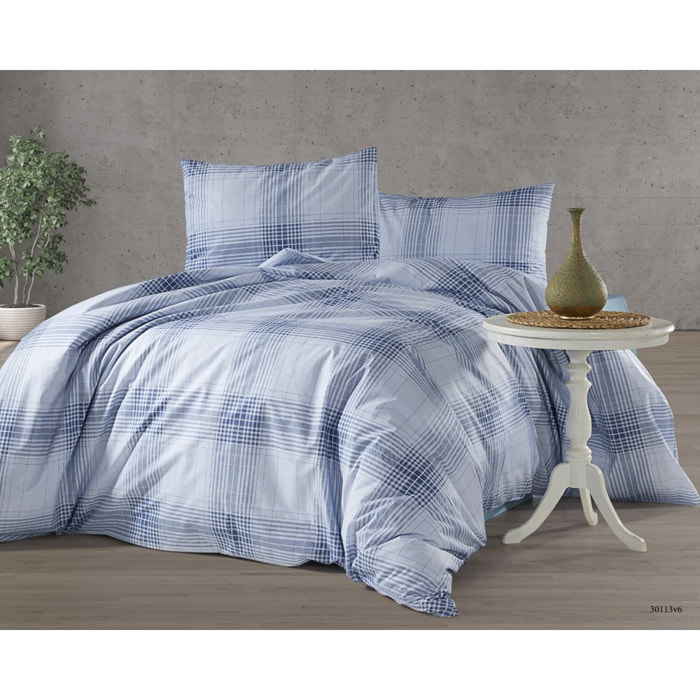 Parure housse de couette et taie(s) oreiller 100% Coton