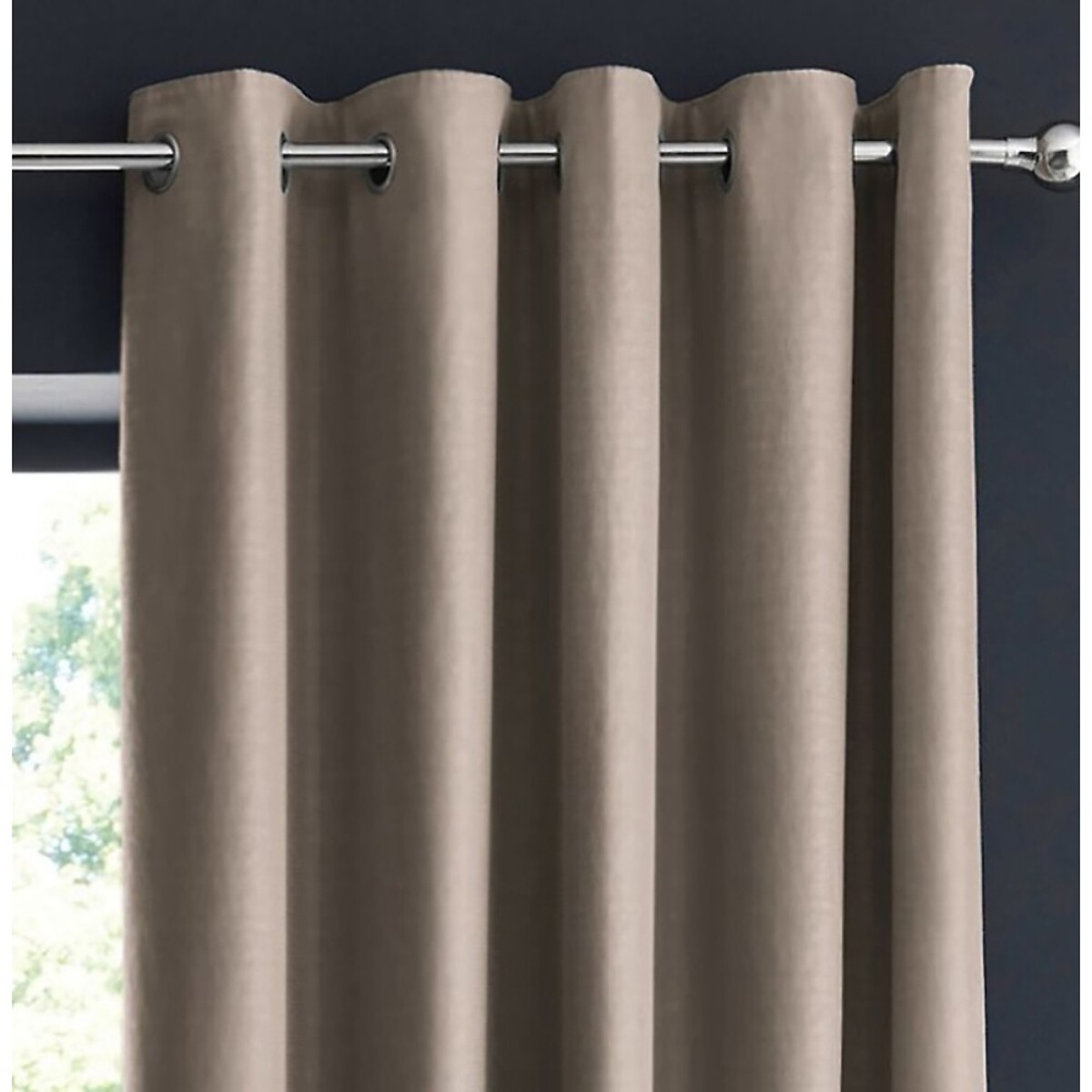 Rideau uni Occultant 100%polyester