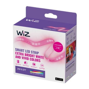 Bandeau LED WIZ RGB Couleur 2m Ultra lumineux 1600lm