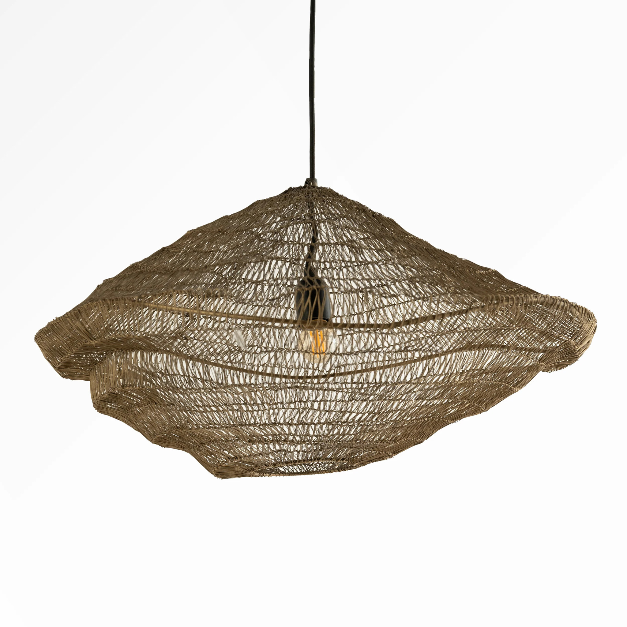 Suspension en métal doré 61 cm - Ramo