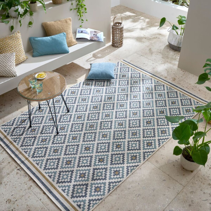 Tapis extérieur ZIA Bleu