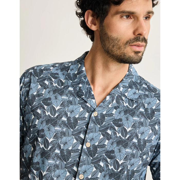 Camisa Manga Corta Azul - Supplies