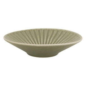 Lot de 4 Assiette creuse Nyero ronde D.21cm vert