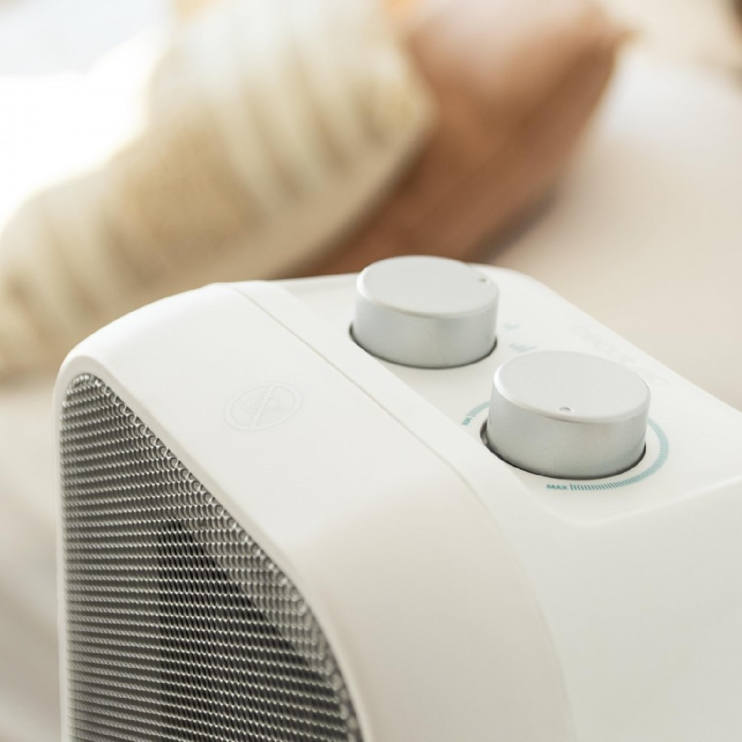 Cecotec Calefactor cerámico de sobremesa ReadyWarm 1500 Max Ceramic White