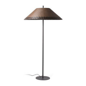 SAIGON OUT Lampadaire gris/marron 2M W100