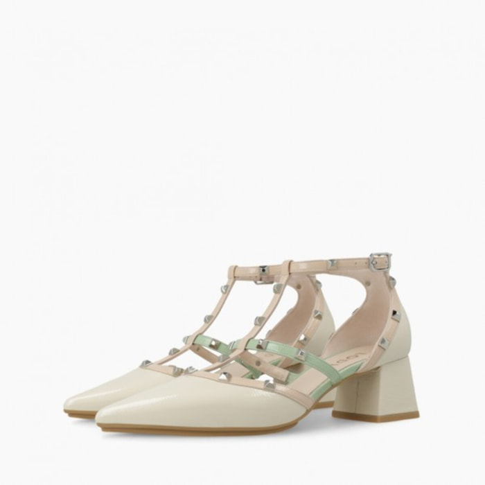 ZAPATOS DE SALÓN BLANCOS CHEMENTO