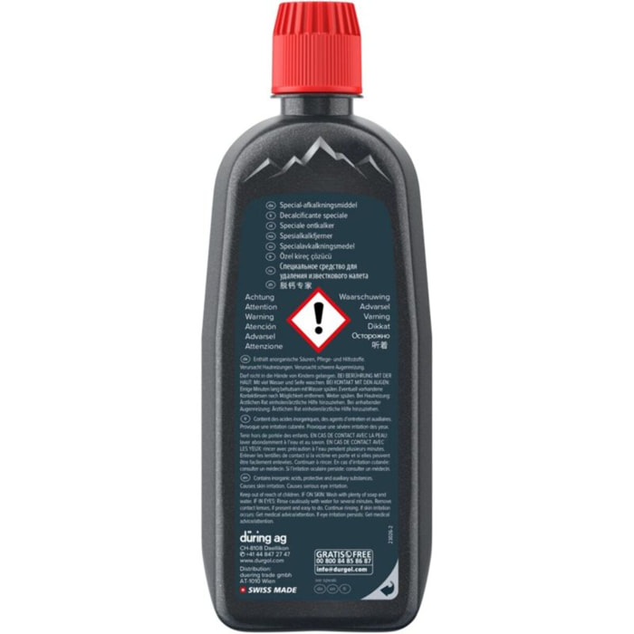 Détartrant DURGOL Swiss Steamer 500 ml