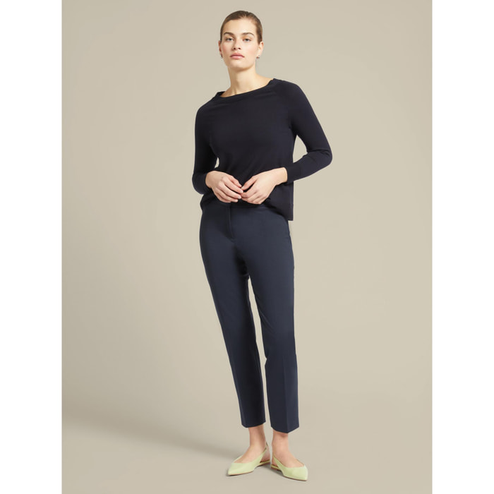 Elena Mirò - Pantalones slim fit - Azul