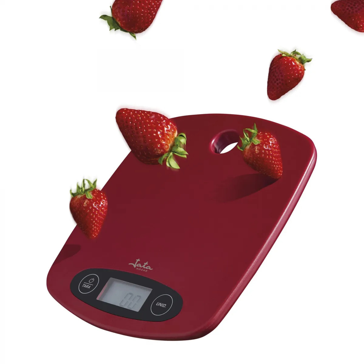 Báscula de cocina JATA HBAL1203 hasta 5 kg. Alta precisión. Función de tara. Visor LCD