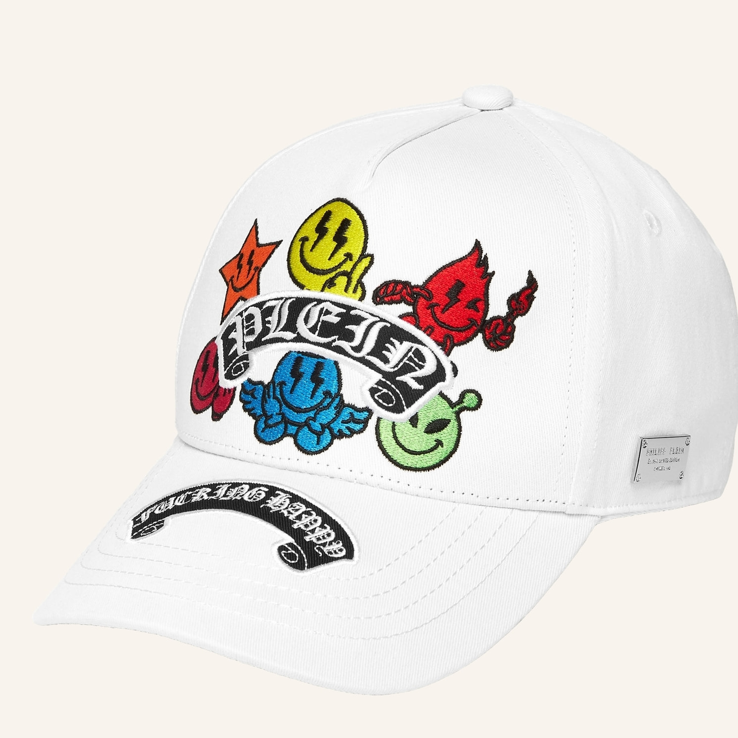 PHILIPP PLEIN Cappellino da baseball SMILE