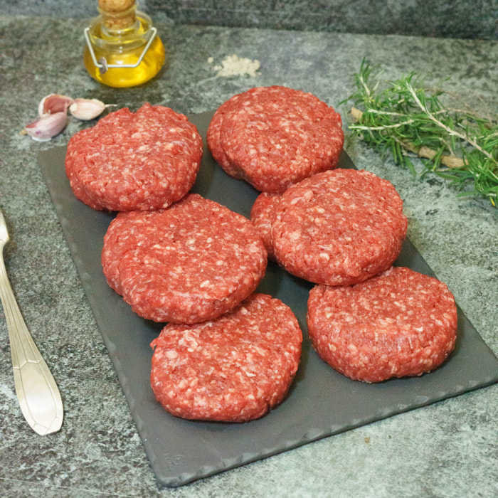 10 Petits Hachés de Boeuf - 1,2kg - France