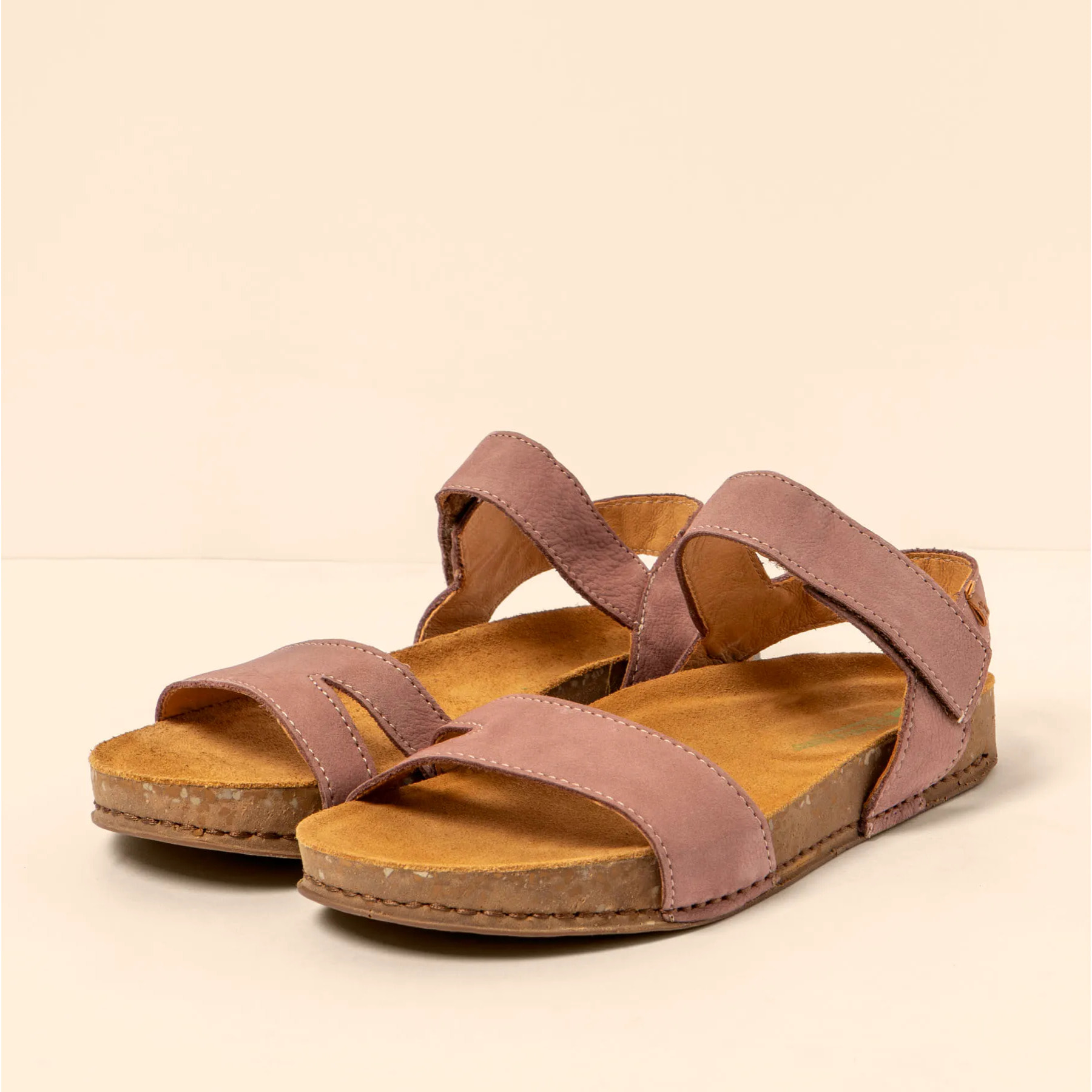 Sandalias N5790 NOBUCK LAVADO MALVA / BALANCE color Malva