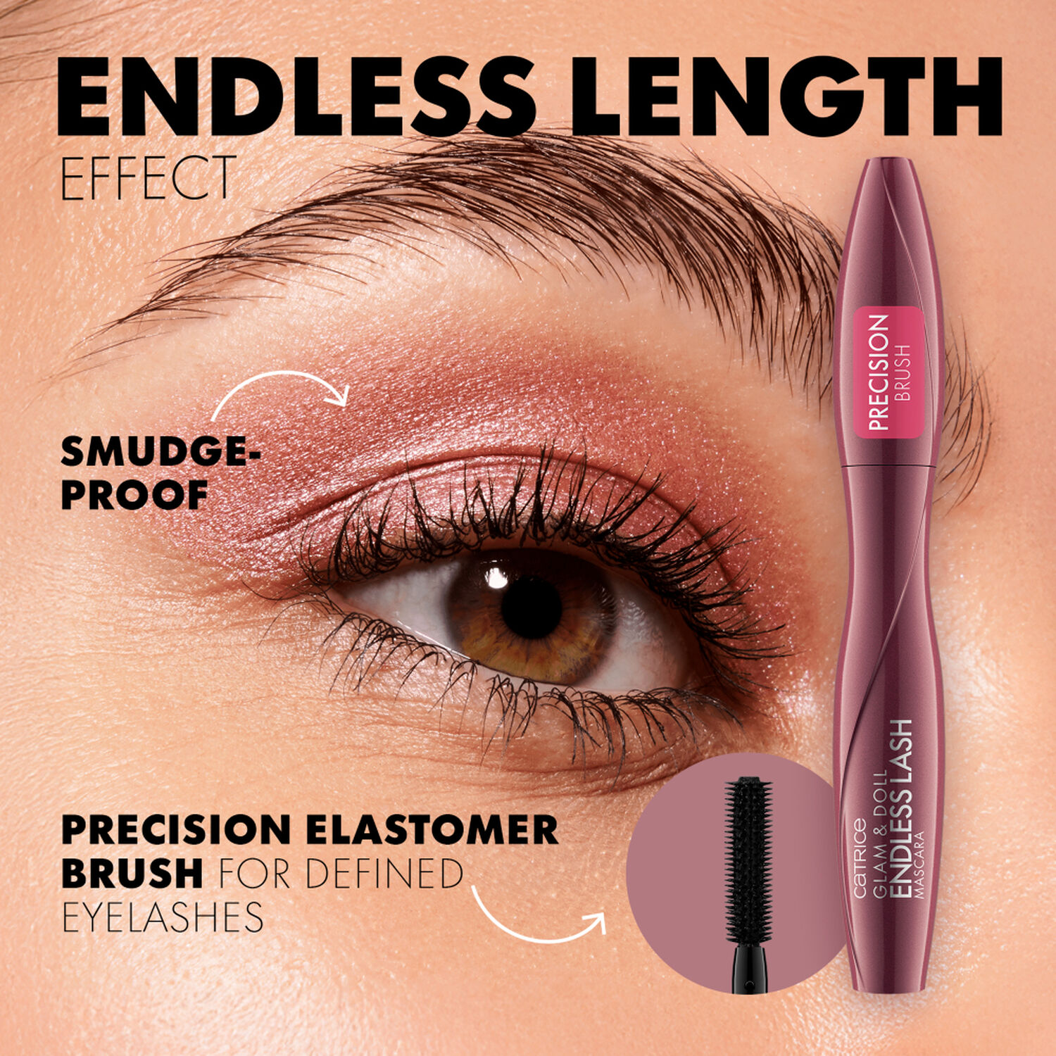 Glam & Doll Endless Lash - Mascara Allongeant Longue Tenue 10 ml