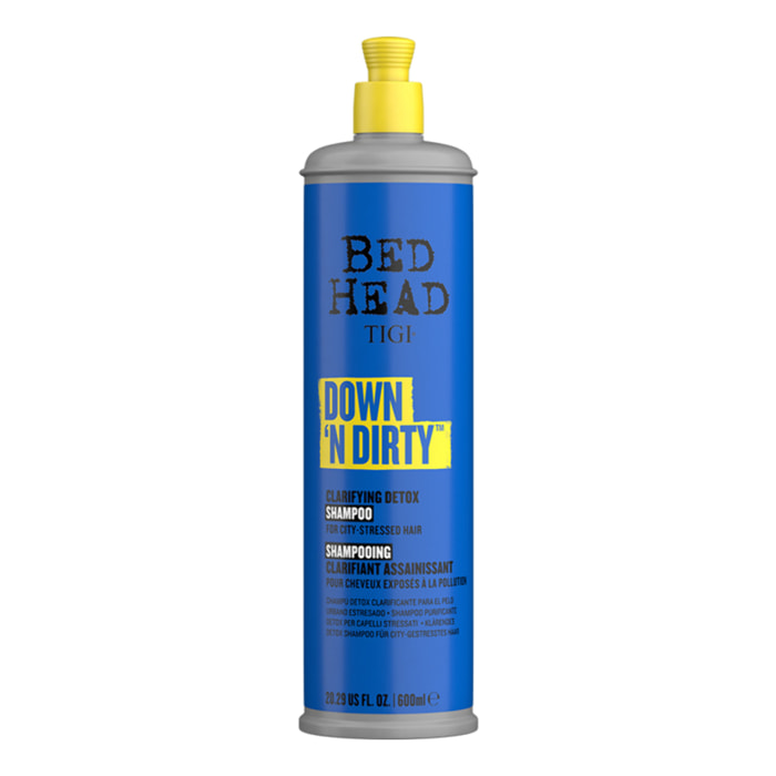 TIGI Bed Head Down 'N Dirty Clarifying Detox Shampoo 600ml