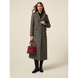 Oltre - Cappotto lungo spigato - Grigio