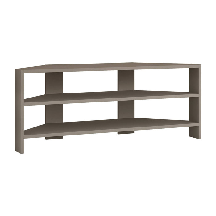 Mobile porta TV Naypyidaw, Credenza da soggiorno, Armadio basso per TV, Base parete attrezzata, 114x36 h45 cm, Beige