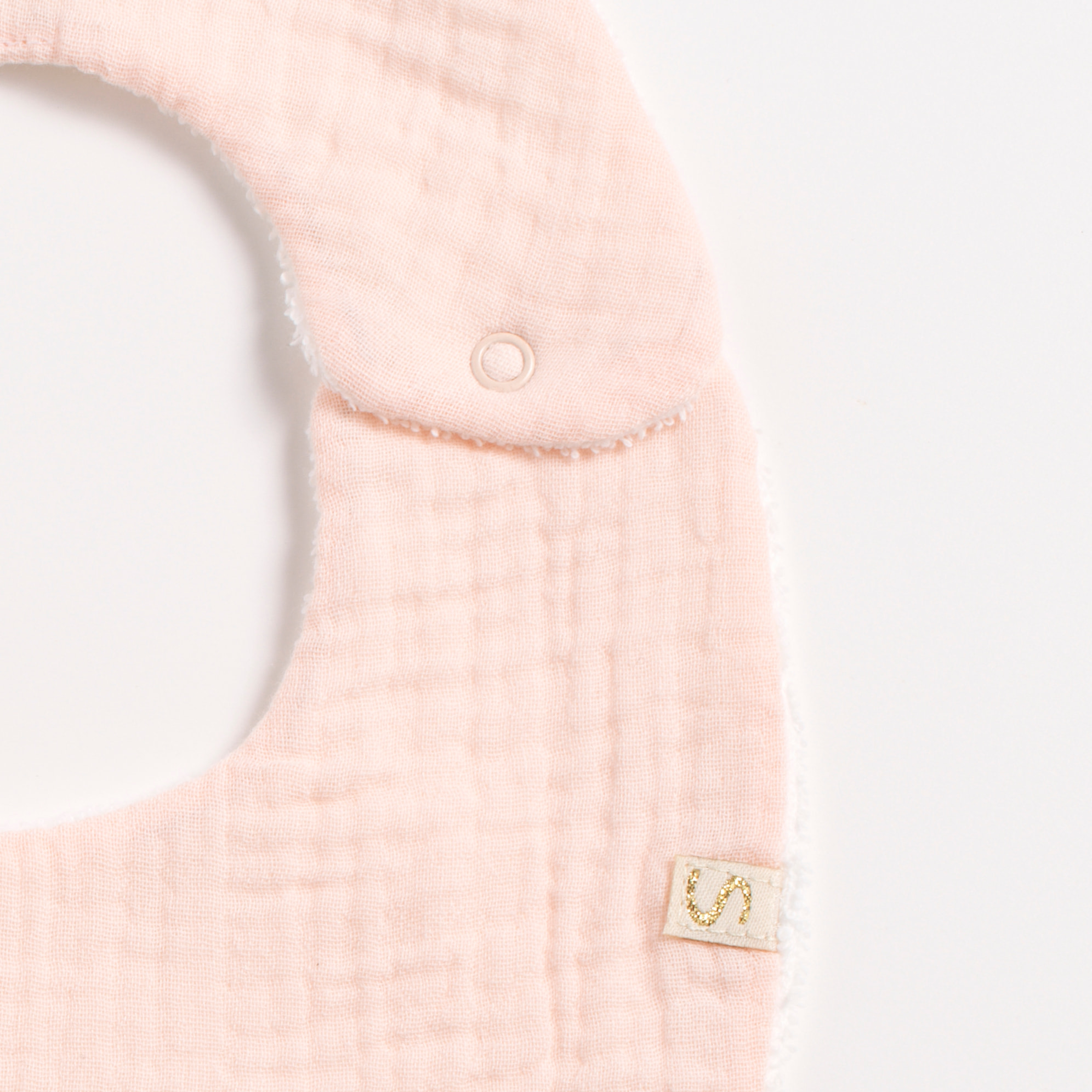 Lot de 2 bavoirs en gaze de coton