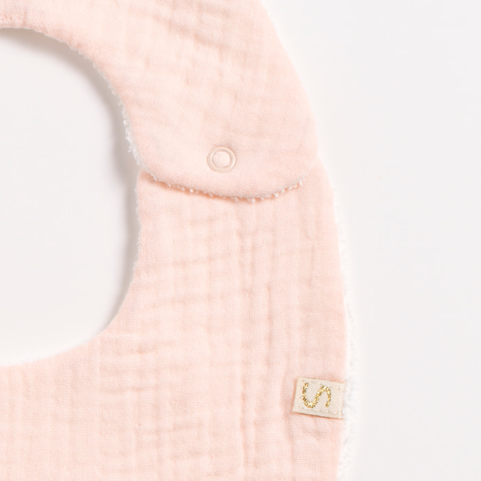 Lot de 2 bavoirs en gaze de coton