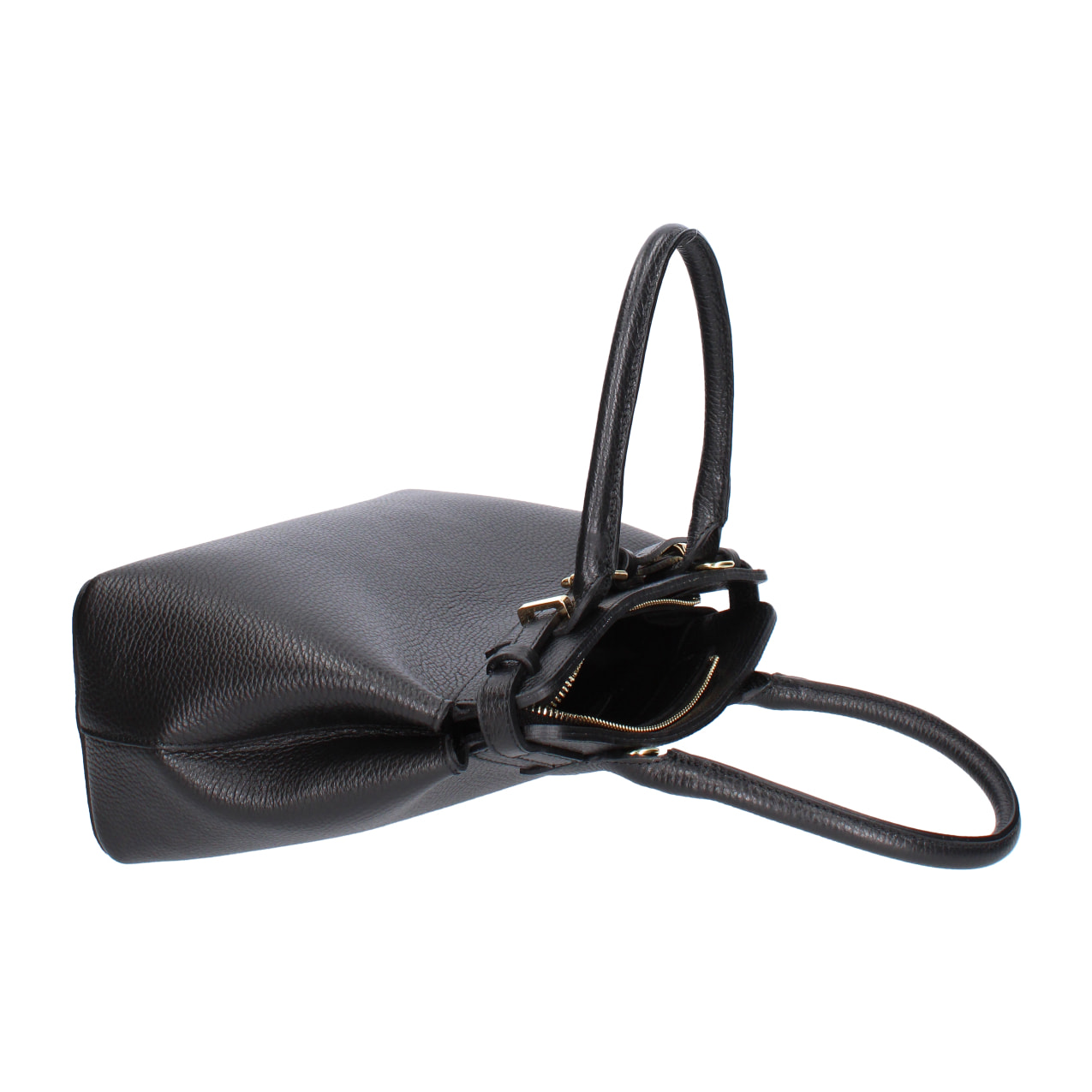 Borsa a mano da donna In Vera pelle Made in Italy 30x22x13 cm