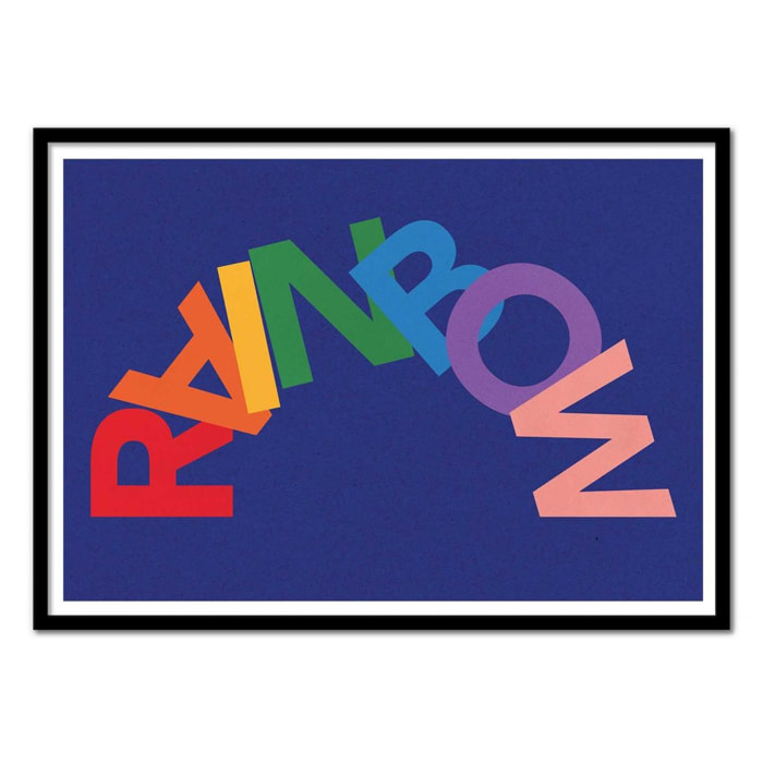 Art-Poster -Rainbow - Rosi Feist - 50 x 70 cm