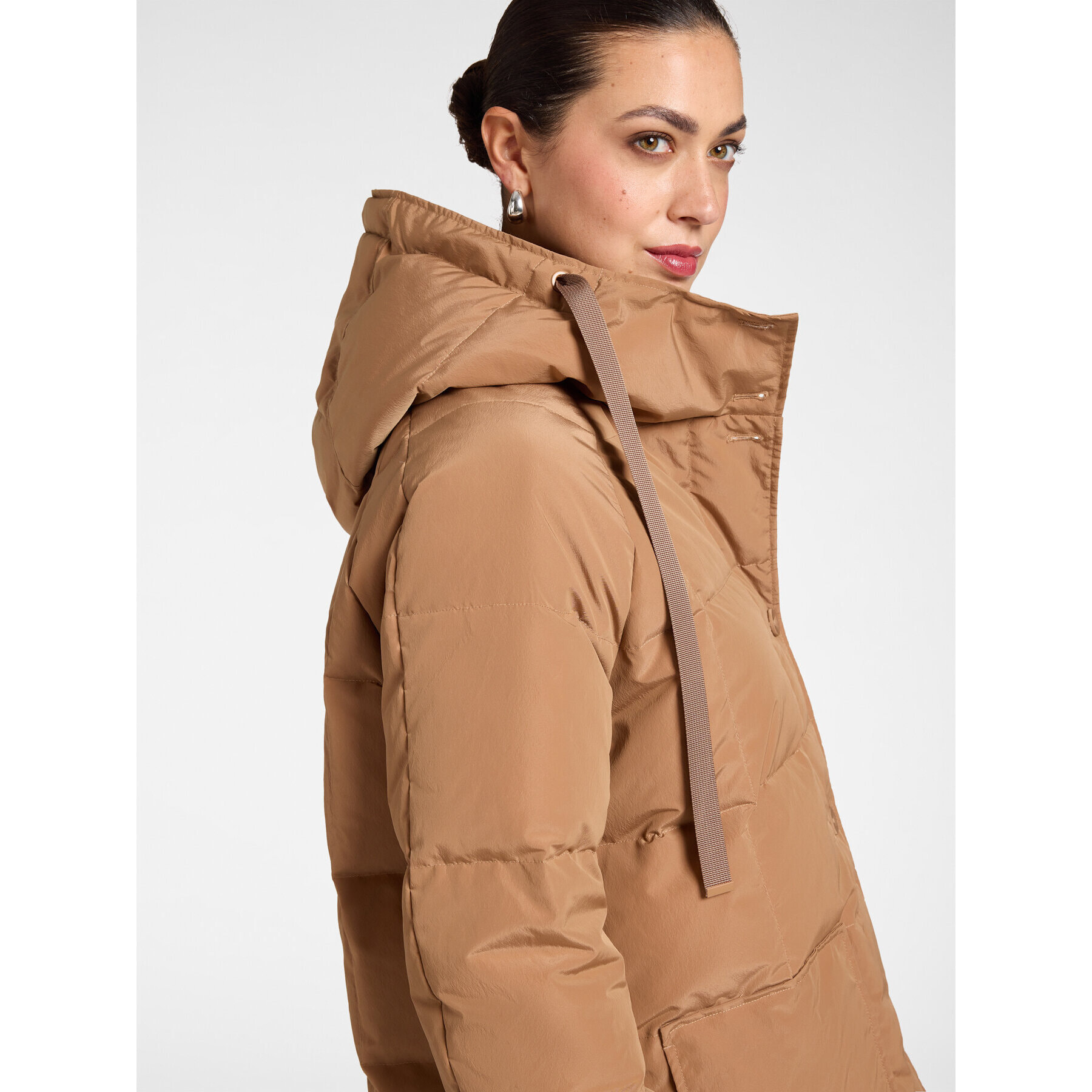 Elena Mirò - Piumino in nylon trapuntato - Beige