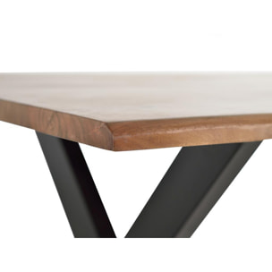 Mesa de comedor - Madera de Acacia y Metal