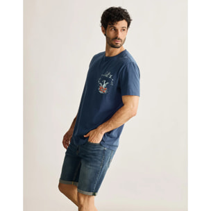 Camiseta Manga Corta Azul Marino - Rory