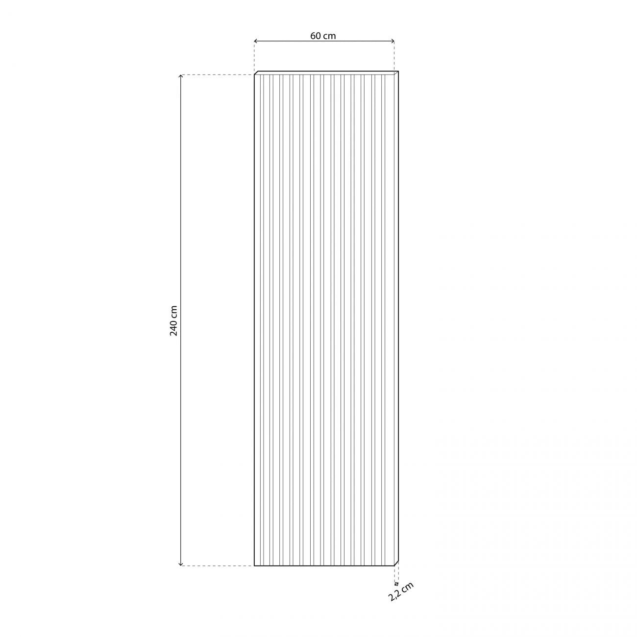 Pack 2 paneles acústicos Noiseless 240 Gris - Roble