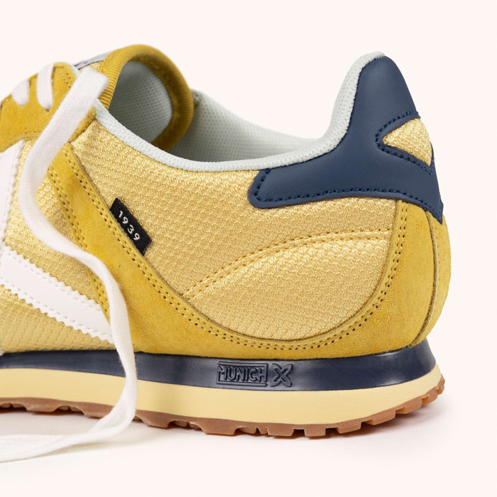 Zapatillas Retro Running Amarillo Mostaza MUNICH MASSANA MAN 599