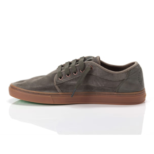 Sneakers Satorisan Heisei Suede Deep Khaki Grigio