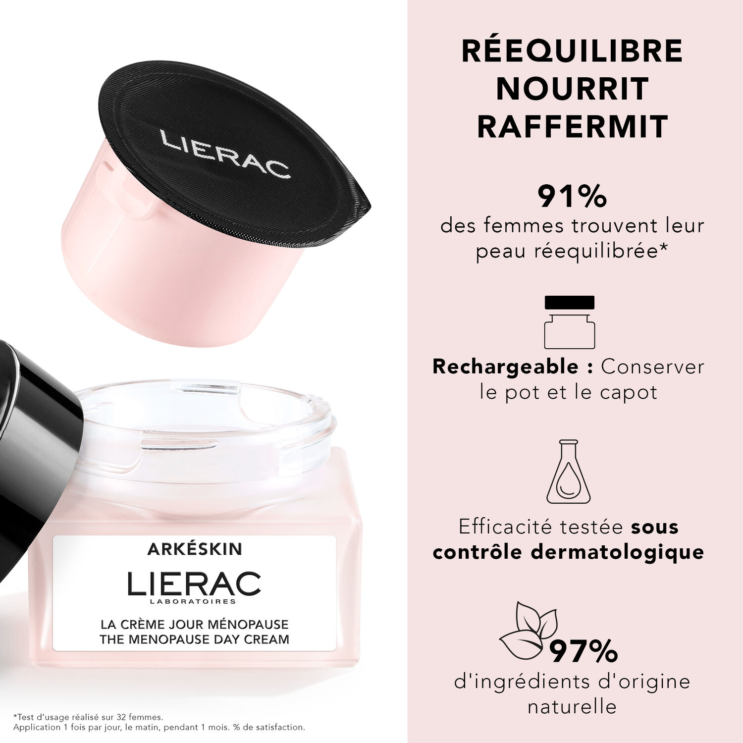 Arkéskin - Recharge La Crème Jour Ménopause 50 ml