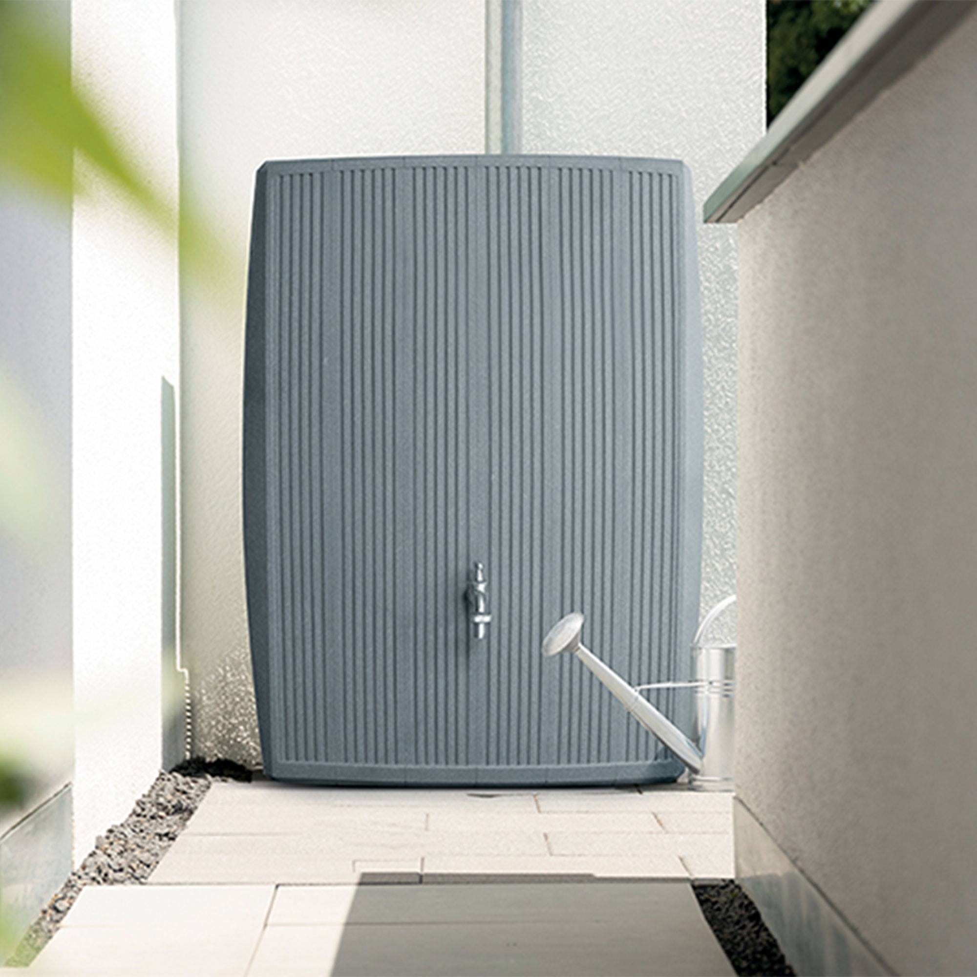 Barril de agua de lluvia concrete de 200l color hormigón