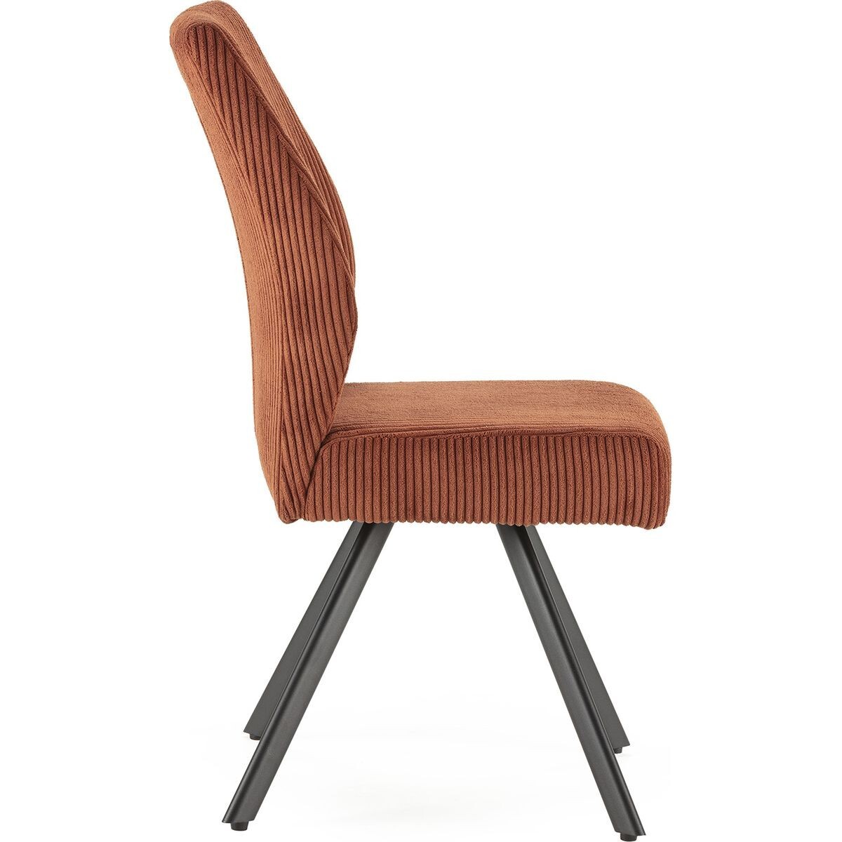 Lot de 2 chaises en velours côtelé - LAGOM