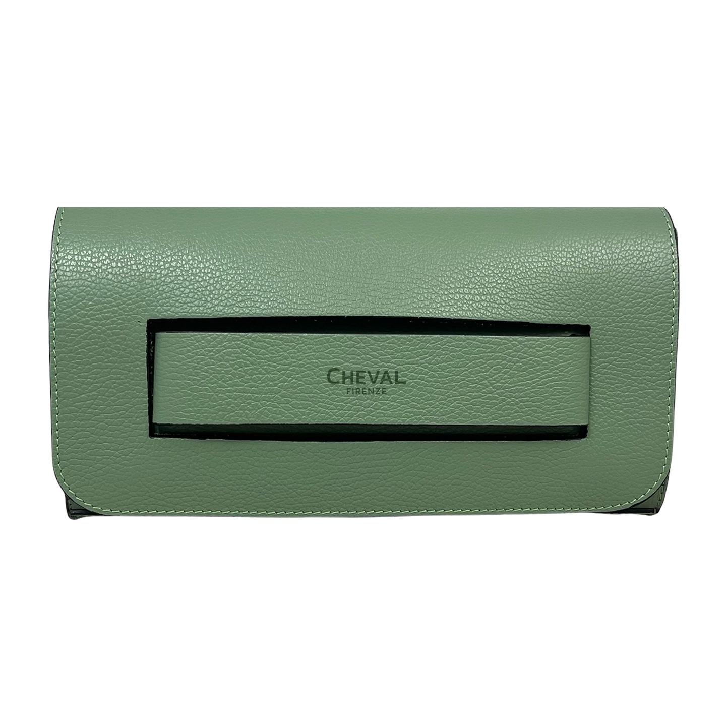 Pochette Cheval Firenze Hamal Verde Salvia