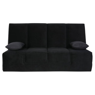 Banquette CC HOUSTON 130x190, matelas Simmons, angel noir