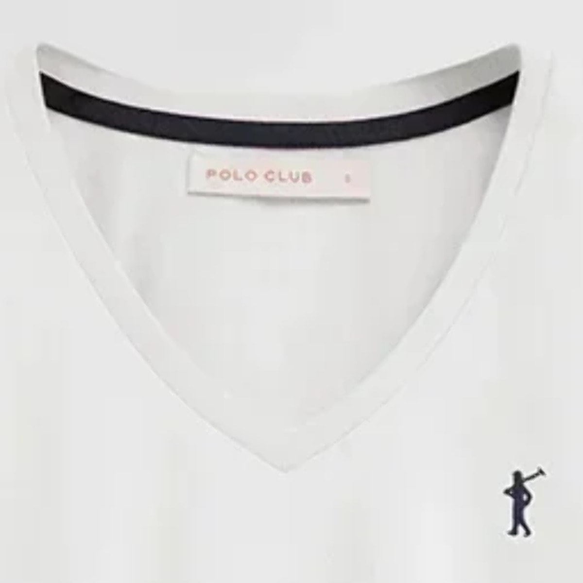 Pack mujer de dos camisetas negra y blanca de manga corta y cuello pico con bordado Rigby Go