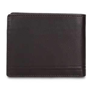 Portafoglio uomo vera pelle - Modello Araldo Prime - Casual - 12.0 x 10.0 x 2.5 cm