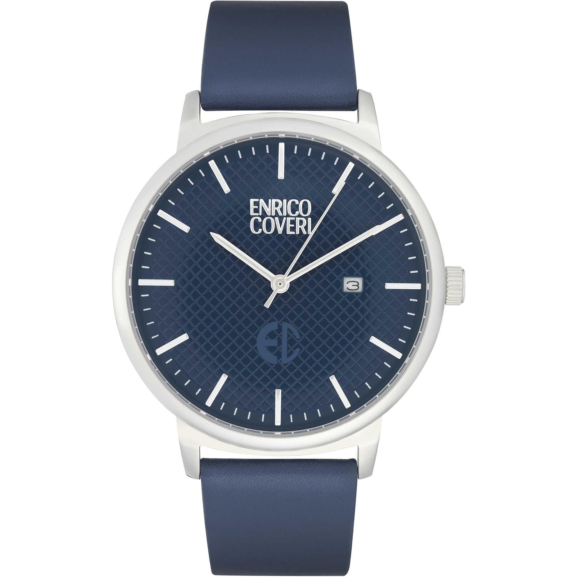 Orologio ENRICO COVERI Pelle Blu 42mm