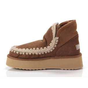 Boots Mou MINI ESKIMO PLAT Marrone