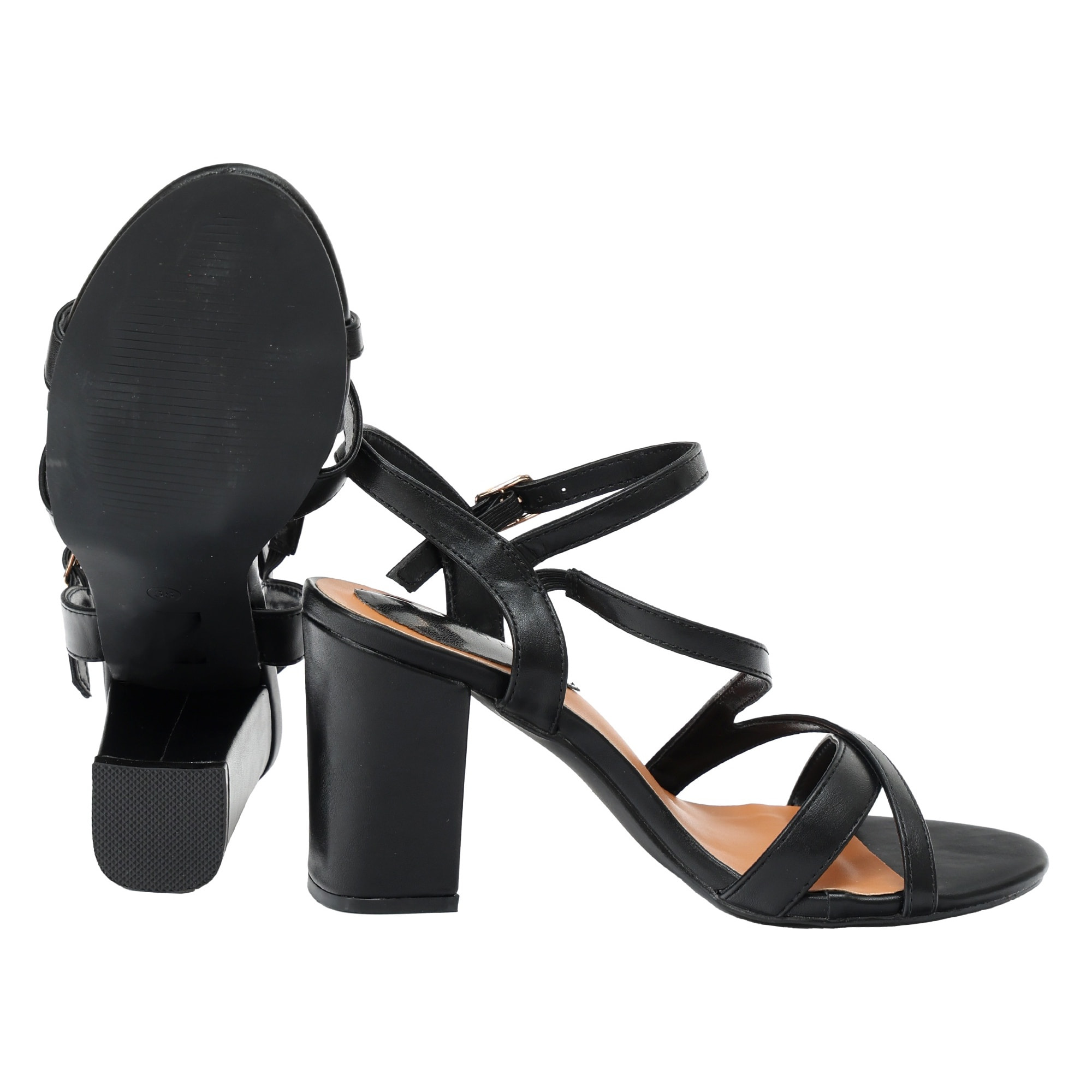 Sandali con cinturino regolabile- tacco 9,0 cm