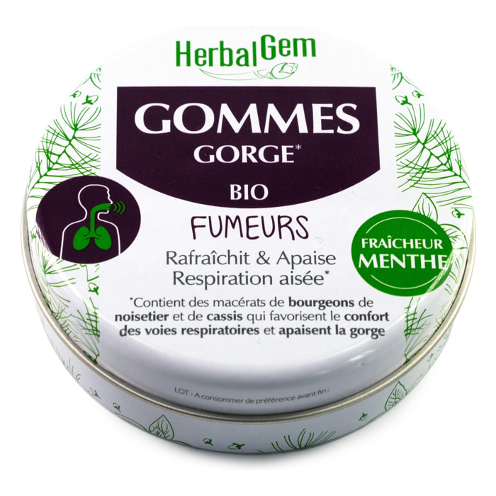 Herbalgem- Gommes gorge fumeurs - Bio - 45 g