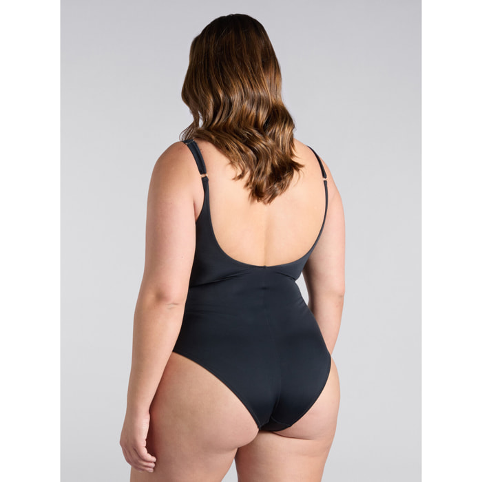 Fiorella Rubino - Bañador de una pieza con estampado tribal - Negro