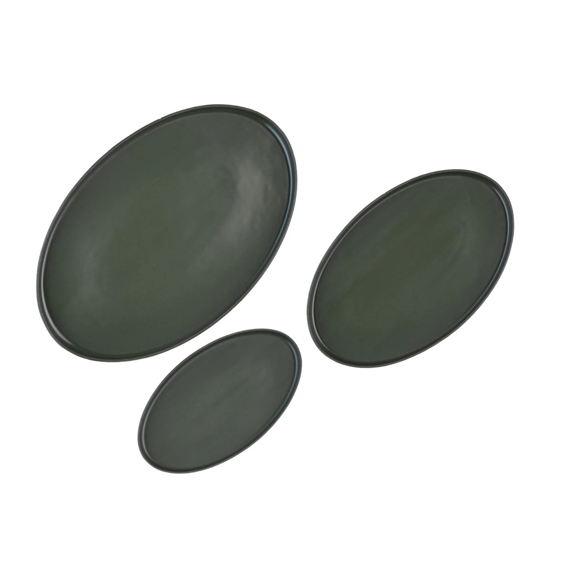Plateau de service SCANDI - 3 pièces - Olive