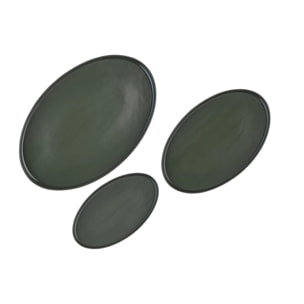 Plateau de service SCANDI - 3 pièces - Olive