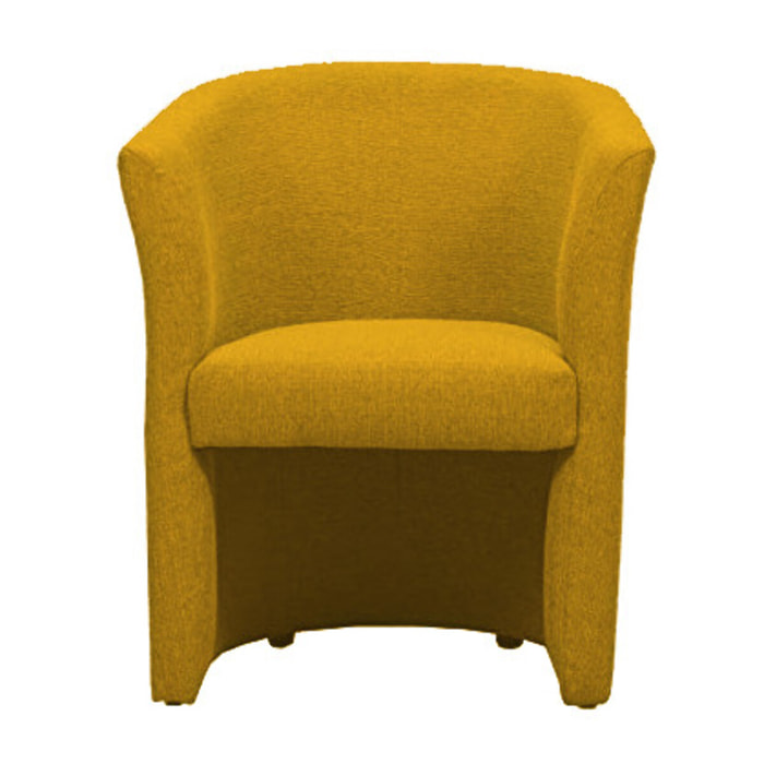 Fauteuil cabriolet en tissu avec accoudoirs - LILOU