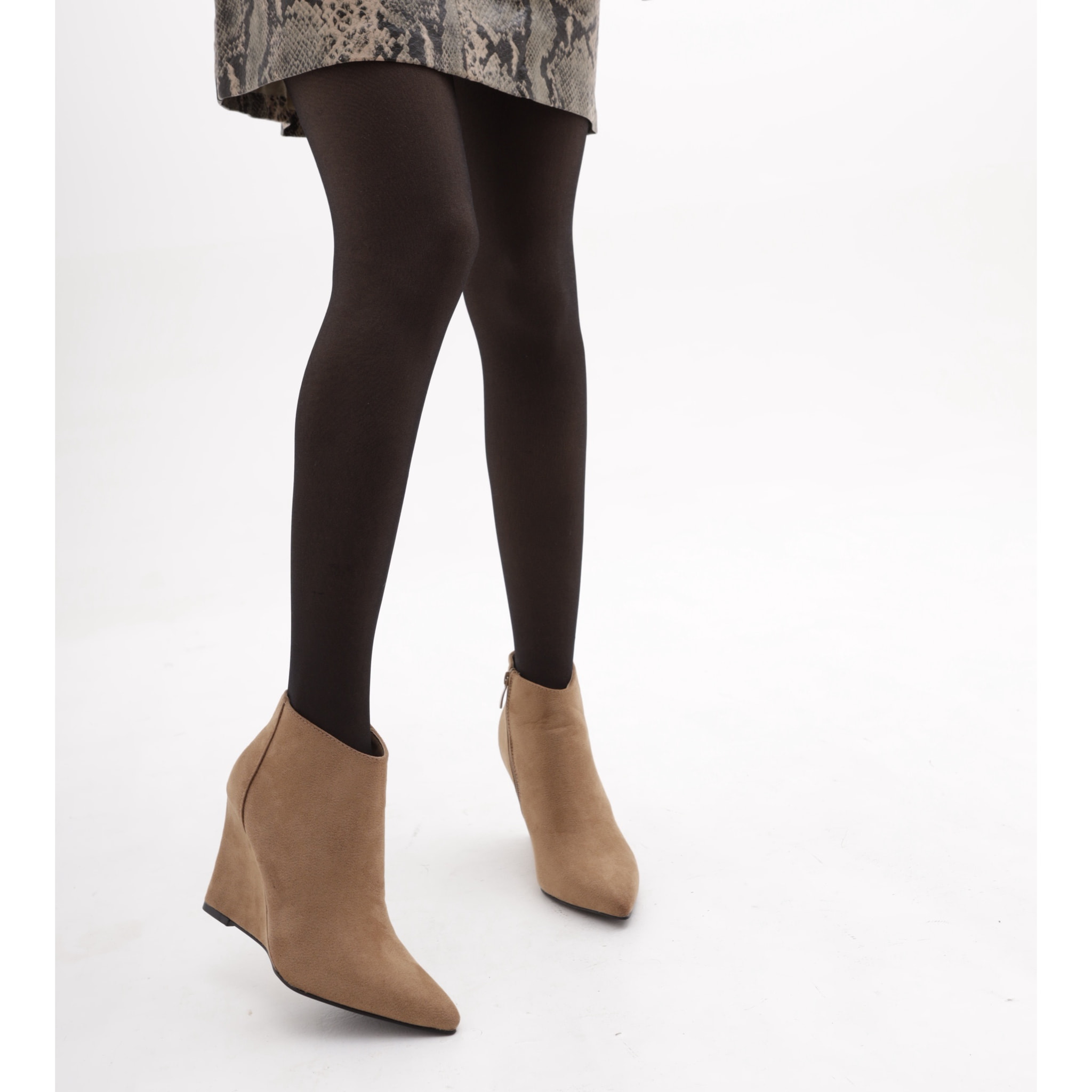 STIVALETTO ZEPPA TORTORA