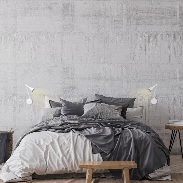 Forlight Crobat (2 unidades) Luz Led de Lectura de 3,8W en Color Blanco. Aplique de Pared para Mesita de Noche