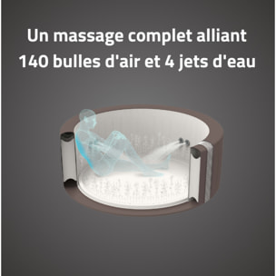 Bestway Spa gonflable rond Lay-Z-Spa Dominica Smart HydroJet Wifi 4-6 personnes