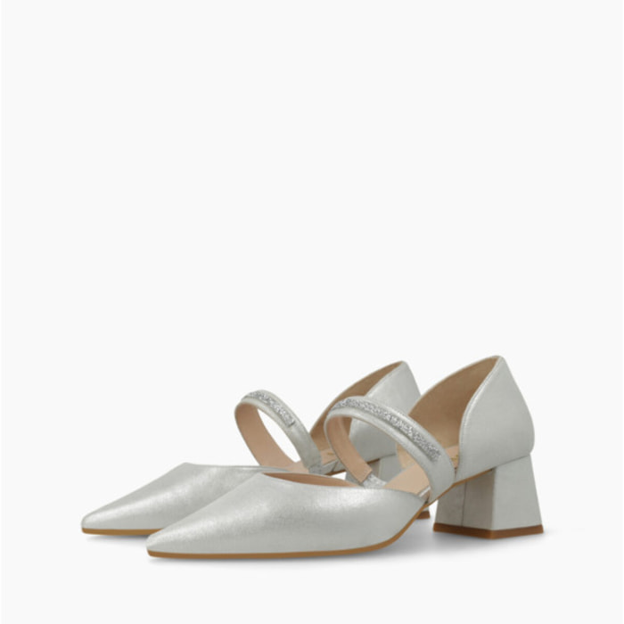 SALONES DE NOVIA PLATEADOS CHAMILEN